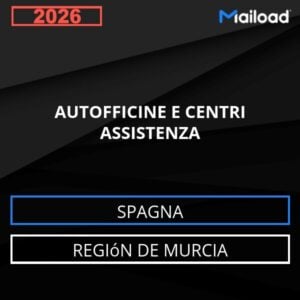 Base de datos de correo electrónico AUTOFFICINE E CENTRI ASSISTENZA ( Región de Murcia – Spagna )