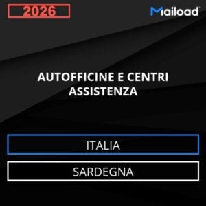 Base de datos de correo electrónico AUTOFFICINE E CENTRI ASSISTENZA ( Sardegna – Italia )