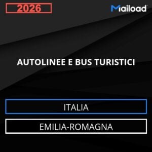 Base de datos de correo electrónico LÍNEAS DE AUTOBUSES Y AUTOBUSES TURÍSTICOS ( Emilia-Romagna - Italia)