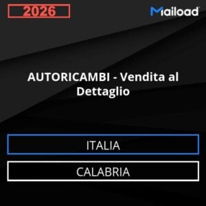 Base de datos de correo electrónico REPUESTOS DE AUTOMÓVIL – Venta al Detalle ( Calabria - Italia)