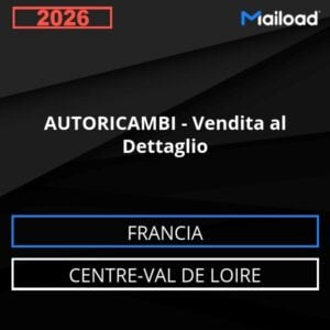 Database Email AUTORICAMBI – Vendita al Dettaglio (Centre-Val de Loire – Francia)