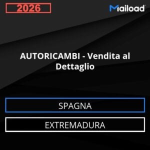 Database Email AUTORICAMBI – Vendita al Dettaglio (Extremadura – Spagna)