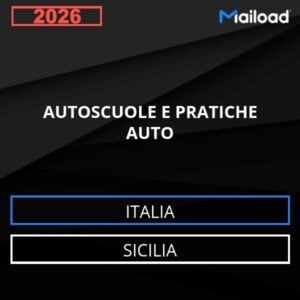 Base de datos de correo electrónico AUTOSCUOLE E PRATICHE AUTO ( Sicilia – Italia )
