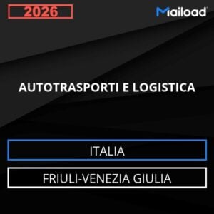 Base de datos de correo electrónico TRANSPORTE POR CARRETERA Y LOGÍSTICA ( Friuli-Venezia Giulia - Italia)