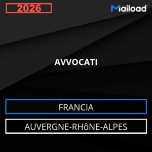 Database Email AVVOCATI (Auvergne-Rhône-Alpes – Francia)