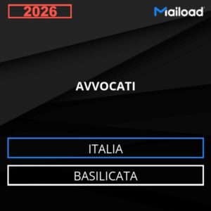 Base de datos de correo electrónico AVVOCATI ( Basilicata – Italia )