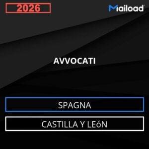 Base de datos de correo electrónico AVVOCATI ( Castilla y León – Spagna )