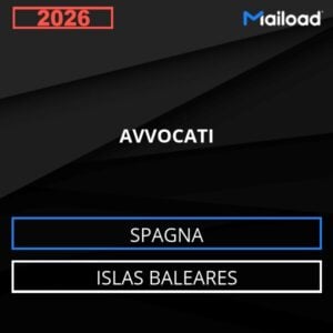 Base de datos de correo electrónico AVVOCATI ( Islas Baleares – Spagna )