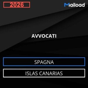Base de datos de correo electrónico AVVOCATI ( Islas Canarias – Spagna )