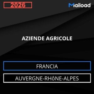 Database Email AZIENDE AGRICOLE (Auvergne-Rhône-Alpes – Francia)