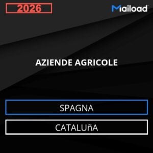 Base de datos de correo electrónico AZIENDE AGRICOLE ( Cataluña – Spagna )