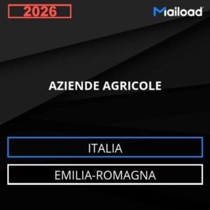 Bases de Datos de Emails de EMPRESAS AGRÍCOLAS ( Emilia-Romagna - Italia)