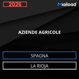 Base de datos de correo electrónico AZIENDE AGRICOLE ( La Rioja – Spagna )