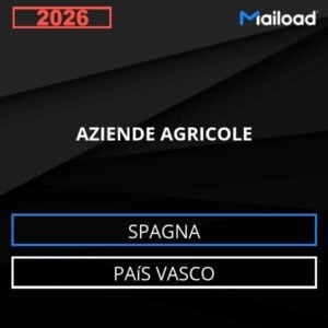 Base de datos de correo electrónico AZIENDE AGRICOLE ( País Vasco – Spagna )