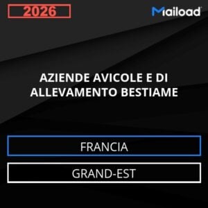 Database Email AZIENDE AVICOLE E DI ALLEVAMENTO BESTIAME (Grand-Est – Francia)