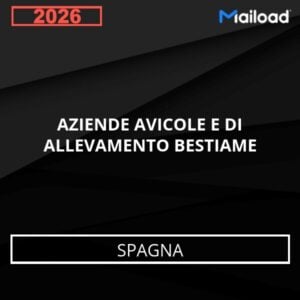 Base de Datos de Correo Electrónico AZIENDE AVICOLE E DI ALLEVAMENTO BESTIAME (Spagna)