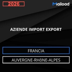 Database Email AZIENDE IMPORT EXPORT (Auvergne-Rhône-Alpes – Francia)