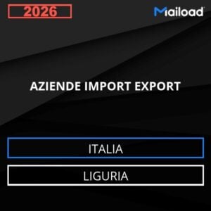 Base de datos de correo electrónico AZIENDE IMPORT EXPORT ( Liguria – Italia )