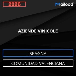 Base de datos de correo electrónico AZIENDE VINICOLE ( Comunidad Valenciana – Spagna )