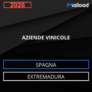 Base de datos de correo electrónico AZIENDE VINICOLE ( Extremadura – Spagna )