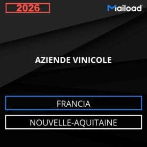 Database Email AZIENDE VINICOLE (Nouvelle-Aquitaine – Francia)