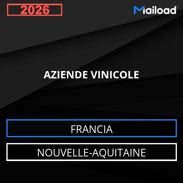 Email Database AZIENDE VINICOLE Nouvelle-Aquitaine