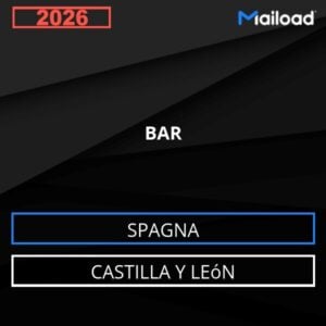 Base de datos de correo electrónico BAR ( Castilla y León – Spagna )