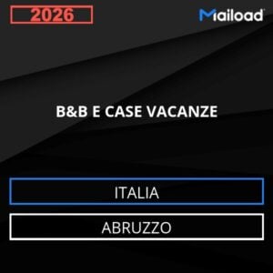 Base de datos de correo electrónico B&amp;B Y CASAS DE VACACIONES ( Abruzzo - Italia)