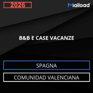 Database Email B&amp;B E CASE VACANZE (Comunidad Valenciana – Spagna)
