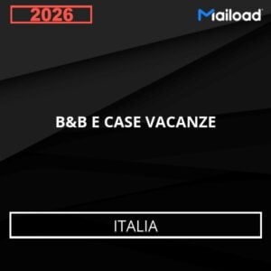 Base de datos de correo electrónico B&amp;B Y CASAS DE VACACIONES (Italia)