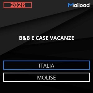 Base de datos de correo electrónico B&amp;B Y CASAS DE VACACIONES ( Molise - Italia)