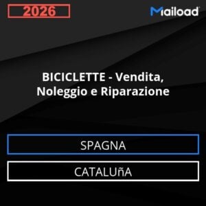Base de datos de correo electrónico BICICLETAS - Venta, Alquiler Y Reparación (Cataluña – España)
