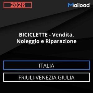 Base de datos de correo electrónico BICICLETAS - Venta, Alquiler Y Reparación ( Friuli-Venezia Giulia - Italia)