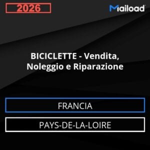Database Email BICICLETTE – Vendita, Noleggio e Riparazione (Pays-de-la-Loire – Francia)