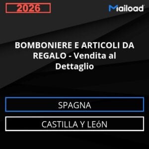 Database Email BOMBONIERE E ARTICOLI DA REGALO – Vendita al Dettaglio (Castilla y León – Spagna)