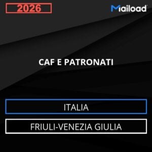 Database Email CAF E PATRONATI (Friuli-Venezia Giulia – Italia)