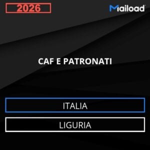 Base de datos de correo electrónico CAF E PATRONATI ( Liguria – Italia )