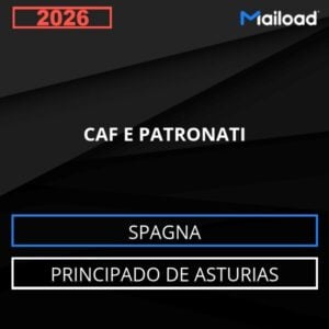 Base de datos de correo electrónico CAF E PATRONATI ( Principado de Asturias – Spagna )