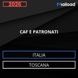 Base de datos de correo electrónico CAF E PATRONATI ( Toscana – Italia )