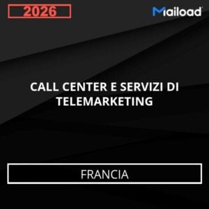 Base de Datos de Correo Electrónico CALL CENTER E SERVIZI DI TELEMARKETING (Francia)