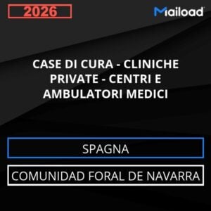 Database Email CASE DI CURA – CLINICHE PRIVATE – CENTRI E AMBULATORI MEDICI (Comunidad Foral de Navarra – Spagna)
