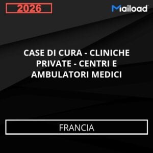 Base de Datos de Correo Electrónico CASE DI CURA – CLINICHE PRIVATE – CENTRI E AMBULATORI MEDICI (Francia)