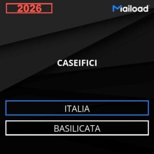 Base de datos de correo electrónico CASEIFICI ( Basilicata – Italia )