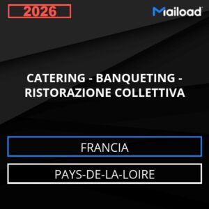 Database Email CATERING – BANQUETING – RISTORAZIONE COLLETTIVA (Pays-de-la-Loire – Francia)