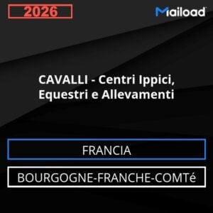 Database Email CAVALLI – Centri Ippici, Equestri e Allevamenti (Bourgogne-Franche-Comté – Francia)