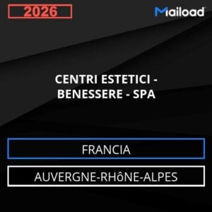 Database Email CENTRI ESTETICI – BENESSERE – SPA (Auvergne-Rhône-Alpes – Francia)