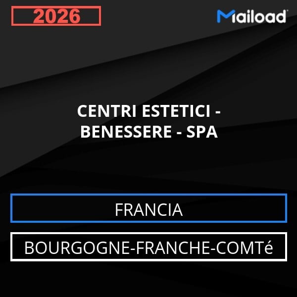 Email Database CENTRI ESTETICI - BENESSERE - SPA Bourgogne-Franche-Comté