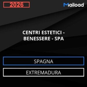 Base de datos de correo electrónico Centros ESTÉTICA – BIENESTAR – SPA (Extremadura – España)