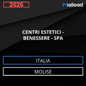 Base de datos de correo electrónico Centros ESTÉTICA – BIENESTAR – SPA ( Molise - Italia)