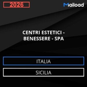 Base de datos de correo electrónico Centros ESTÉTICA – BIENESTAR – SPA ( Sicilia - Italia)